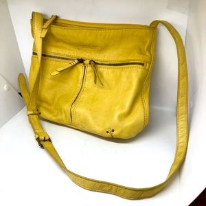 American leather company, yellow purse